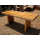 Massivholz Esstisch aus Suar Holz sauber rechteckig geschnitten 200x80 cm 142 Kg