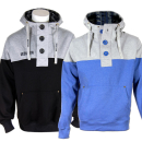 SEESTERN Herren Kapuzen Sweatshirt Pullover m.Knopfleiste...