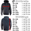 SEESTERN Herren Kapuzen Sweatshirt Pullover m.Knopfleiste Jumper Sweater GrS-XXL /1641 Blau XL