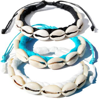 SEESTERN Kauri Muschel Armband / Armbänder Surfer Shell Bracelet /2001