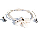 SEESTERN Kauri Muschel Armband / Armbänder Surfer Shell Bracelet /2004 Weiß_3 Stueck