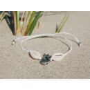 SEESTERN Kauri Muschel Armband / Armbänder Surfer Shell Bracelet /2011 Weiß_3 Stueck