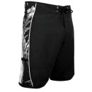 SEESTERN Herren Boardshorts Surfshorts Boardshort Surf Shorts Badeshorts XS-3XL mittellang 47-49cm /2043 Schwarz 2XL