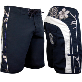 SEESTERN Herren Boardshorts Surfshorts Boardshort Surf Shorts Badeshorts XS-3XL mittellang 47-49cm /2043 Blau 3XL