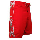 SEESTERN Herren Boardshorts Surfshorts Boardshort Surf Shorts Badeshorts XS-3XL mittellang 47-49cm /2043 Rot 2XL