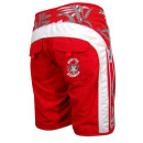 SEESTERN Herren Boardshorts Surfshorts Boardshort Surf Shorts Badeshorts XS-3XL mittellang 47-49cm /2043 Rot 2XL