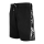 SEESTERN Herren Boardshorts Badeshorts mit Gummizug hinten& Eingrifftaschen S-3XL mittellang 47-49cm /1843 Schwarz L