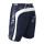 SEESTERN Herren Boardshorts Badeshorts mit Gummizug hinten& Eingrifftaschen S-3XL mittellang 47-49cm /1843 Blau L