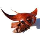 Naturalistische Holzschnitzkunst von Bali Manta Rochen Ray 40 x 30 x 20 cm /2083