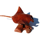 Naturalistische Holzschnitzkunst von Bali Manta Rochen Ray 40 x 30 x 20 cm /2083