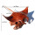 Naturalistische Holzschnitzkunst von Bali Manta Rochen Ray 40 x 30 x 20 cm /2083