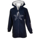 SEESTERN CHEN Kinder Kapuzen Fleecejacke Fleecemantel Fleece Sweatjacke 116-164 /1806 Blau 110-116