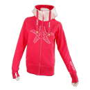 SEESTERN Damen Kapuzen Sweat Shirt Jacke Pullover Zip Hoody Sweater Gr.XS-XXL /1522 Sorbet M