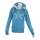SEESTERN Damen Kapuzen Sweat Shirt Jacke Pullover Zip Hoody Sweater Gr.XS-XXL /1622 Hellblau XS