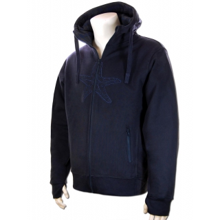 SEESTERN Herren Kapuzen Sweat Shirt Jacke Pullover Zip Hoody Sweater Gr.S - XL /1343 Navy S