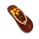 Deko Holz Sandalen Zehentrenner Kühlschrank Magnet 8...
