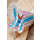 SEESTERN Mädchen Leder Zehentrenner Zehensandale Zehensteg Auslaufmodelle Größe 24-36 /1410 Weiß EUR 32
