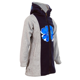 SEESTERN Kinder Kapuzen Fleecejacke Fleecemantel Fleece Sweatjacke Girls in Gre 110 -116 /1104