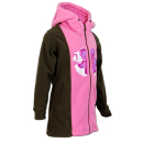 SEESTERN Kinder Kapuzen Fleecejacke Fleecemantel Fleece Sweatjacke Girls in Größe 110 -116 /1104
