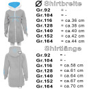 SEESTERN Kinder Kapuzen Fleecejacke Fleecemantel Fleece Sweatjacke Girls in Größe 110 -116 /1104 Schwarz_Grau_Rosa 116