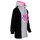 SEESTERN Kinder Kapuzen Fleecejacke Fleecemantel Fleece Sweatjacke Girls in Größe 110 -116 /1104 Schwarz_Grau_Rosa 116