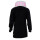 SEESTERN Kinder Kapuzen Fleecejacke Fleecemantel Fleece Sweatjacke Girls in Größe 110 -116 /1104 Schwarz_Grau_Rosa 116