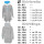 SEESTERN Kinder Kapuzen Fleecejacke Fleecemantel Fleece Sweatjacke Girls in Größe 110 -116 /1104 Schwarz_Grau_Rosa 116