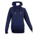 SEESTERN Damen Langes Kapuzen Sweat Shirt Pullover Hoody Jumper Sweater GrXS-XXL /1321 Navy L