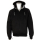 SEESTERN Herren Kapuzen Sweat Shirt Jacke Pullover Zip Hoody Sweater Gr.XS-L /1442 Schwarz_Grau S