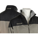 SEESTERN Herren Stehkragen Sweat Shirt Jacke Pullover Zip Hoody Sweater Gr.S-XXL /1747 Beige melange - Dunkelgrau XL