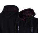 SEESTERN Herren Kapuzen Sweat Shirt Jacke Pullover Zip Hoody Sweater Gr.S-XXL /2043 Schwarz L