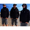 SEESTERN Herren Kapuzen Sweat Shirt Jacke Pullover Zip Hoody Sweater Gr.S-XXL /2043 Schwarz L