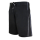 SEESTERN Herren Boardshorts Badeshorts mit Gummizug hinten& Eingrifftaschen Gr.L(34) mittellang 49cm /1844 Schwarz L