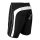 SEESTERN Herren Boardshorts Badeshorts mit Gummizug hinten& Eingrifftaschen Gr.L(34) mittellang 49cm /1844 Schwarz L