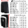 SEESTERN Herren Boardshorts Badeshorts mit Gummizug hinten& Eingrifftaschen Gr.L(34) mittellang 49cm /1844 Schwarz L