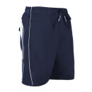 SEESTERN Herren Boardshorts Badeshorts mit Gummizug hinten& Eingrifftaschen Gr.L(34) mittellang 49cm /1844 Blau L