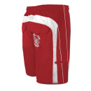 SEESTERN Herren Boardshorts Badeshorts mit Gummizug hinten& Eingrifftaschen Gr.L(34) mittellang 49cm /1844 Rot L