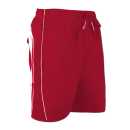 SEESTERN Herren Boardshorts Badeshorts mit Gummizug hinten& Eingrifftaschen Gr.L(34) mittellang 49cm /1844 Rot L