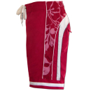 SEESTERN Herren Boardshorts Surfshorts Boardshort Badeshorts mit Gummizug hinten S-3XL mittellang 47-49cm /1943 Bordeaux M