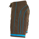 SEESTERN Herren Boardshorts Surfshorts Boardshort Badeshorts mit Gummizug hinten S-3XL mittellang 47-49cm /1944 Olive L