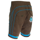 SEESTERN Herren Boardshorts Surfshorts Boardshort Badeshorts mit Gummizug hinten S-3XL mittellang 47-49cm /1944 Olive 3XL