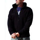 SEESTERN Herren Fleece Jacke mit Stehkragen Pullover Sweater Gr.S-XXL /2149 Schwarz S