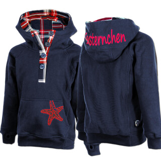 SEESTERN CHEN Kinder Kapuzen Sweat Shirt Kapuzen Pullover Hoody Sweater 92-128 /2001 Navy 86-92