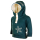 SEESTERN CHEN Kinder Kapuzen Sweat Shirt Kapuzen Pullover Hoody Sweater 92-128 /2001 Petrol 86-92
