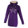 SEESTERN Damen Lange Kapuzen Sweat Shirt Jacke Pullover Zip Hoody Sweater Gr.S-3XL /2029 Lila L
