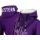 SEESTERN Damen Lange Kapuzen Sweat Shirt Jacke Pullover Zip Hoody Sweater Gr.S-3XL /2029 Lila L