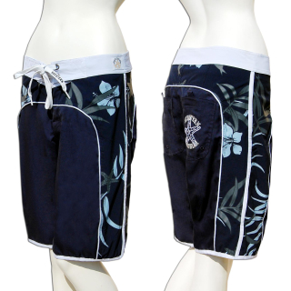 SEESTERN Damen Microstrech Boardshorts Surfshorts Boardshort Badehorts XS-4XL /2123 Blau 3XL