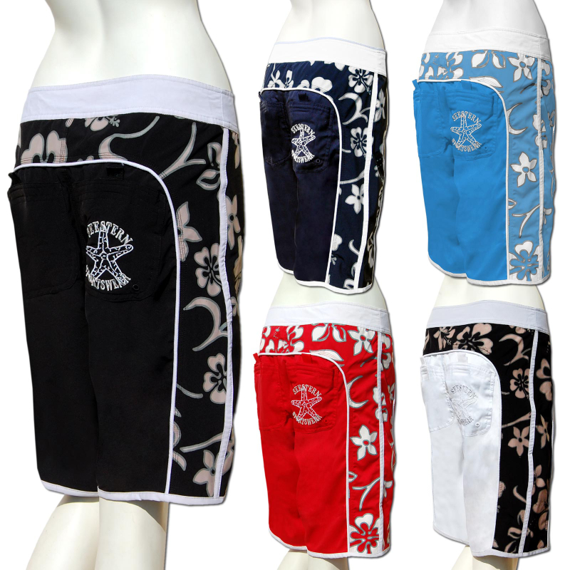Seestern Sportswear SEESTERN Damen Microstrech Boardshorts Surfshorts Boardshort Badehorts XS-4XL /2124