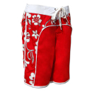 SEESTERN Damen Microstrech Boardshorts Surfshorts Boardshort Badehorts XS-4XL /2124 Rot 2XL