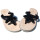 SEESTERN Damen Leder Zehentrenner Zehensandale Zehensteg Sandalen in Größe 36-44 /2120 Schwarz EUR 36